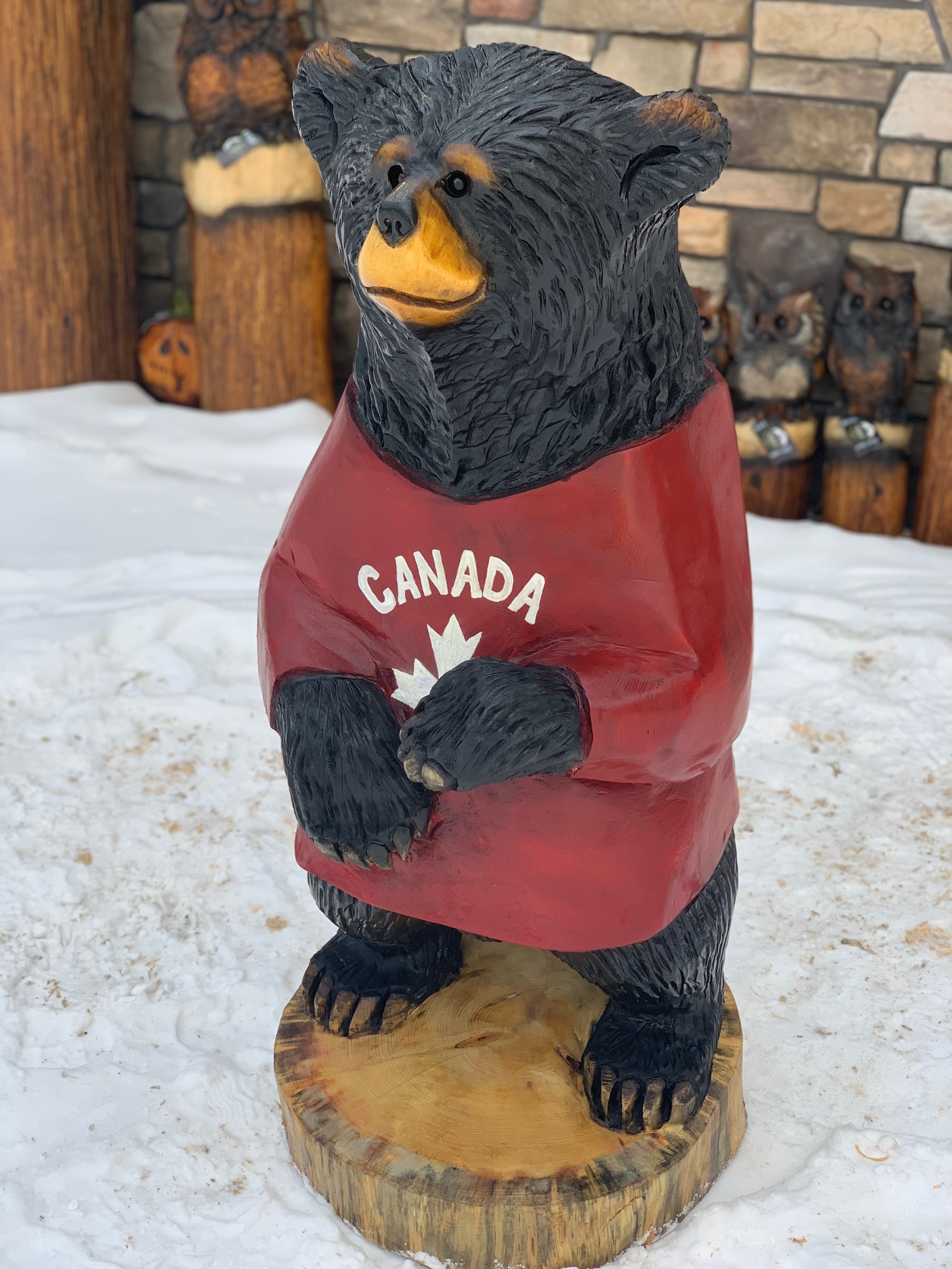 Featured image for “Team Canada Bear Carving”
